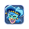 carnival queen blue hair  symbol