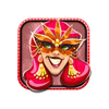 carnival queen red hair symbol