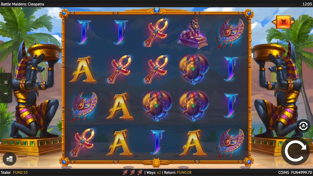 battle maidens cleopatra 1x2 gaming