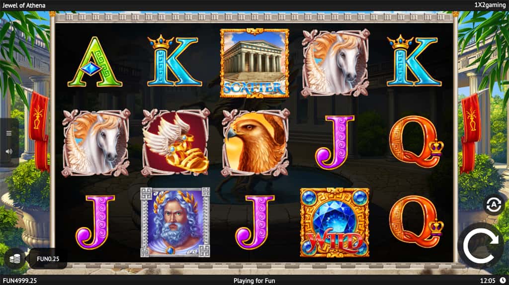 jewel of athena 1x2 gaming