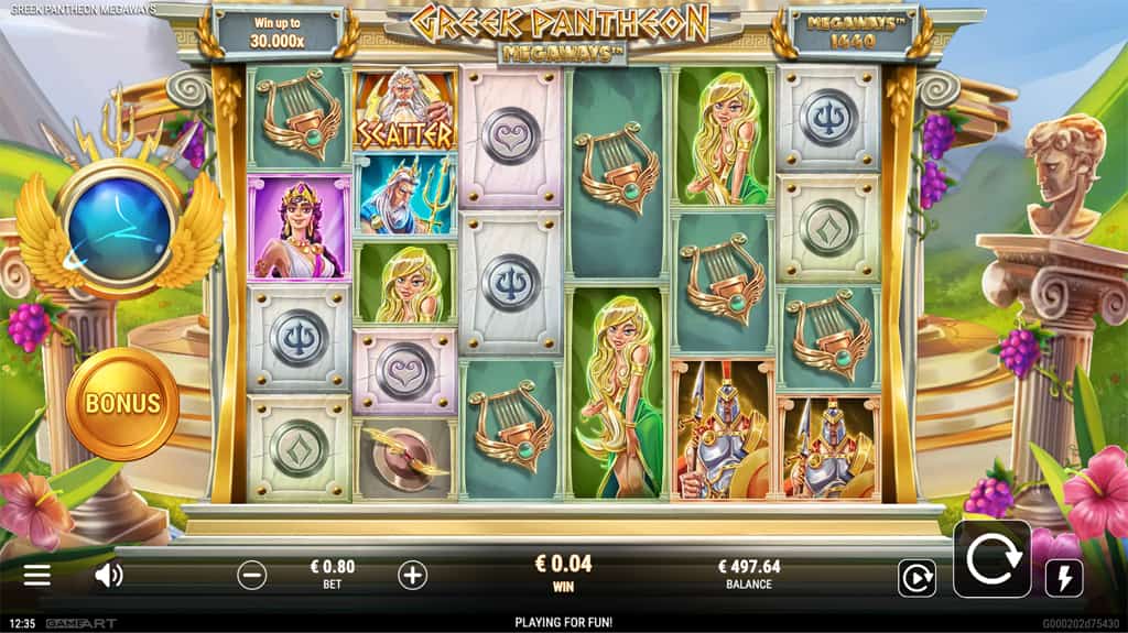 greek pantheon megaways stake casino slot