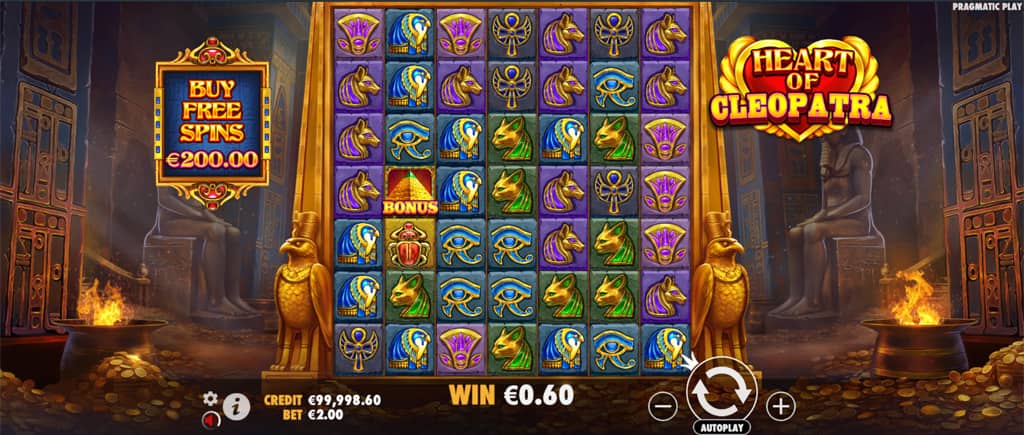 heart of cleopatra stake casino slot