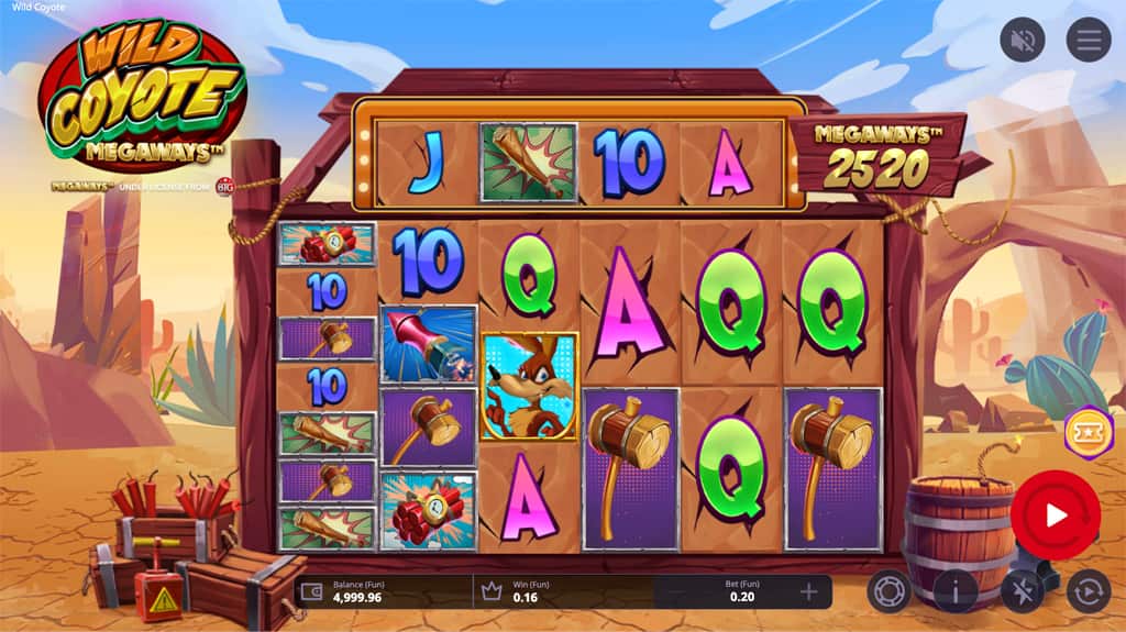 wild coyote stake casino slot
