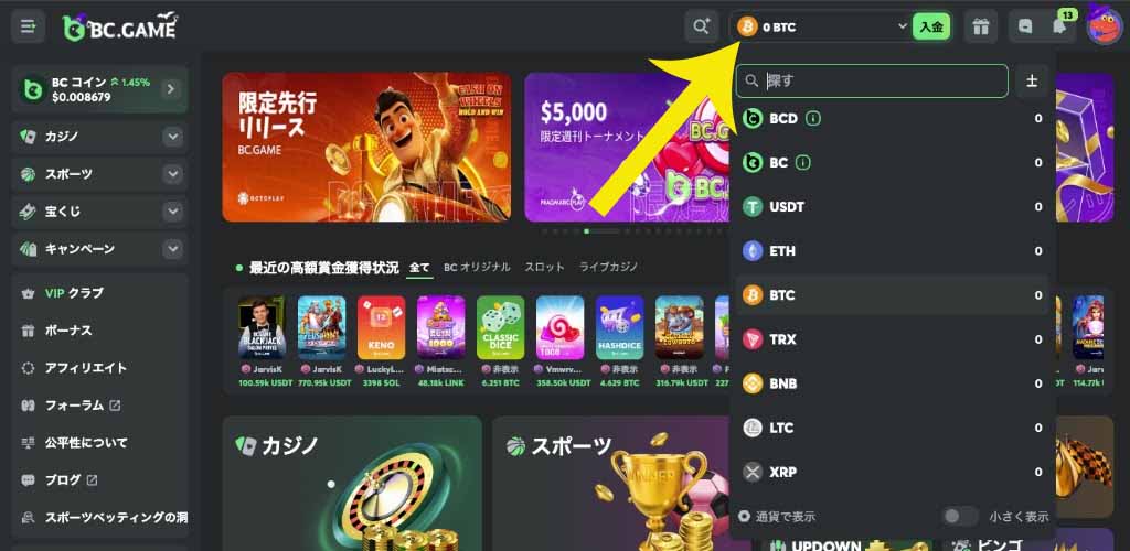 ステップ２ブックメーカーにログイン